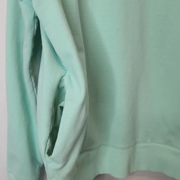 Fila Mint Green Sweatshirt with Side Pockets Size Small - Picture 3 of 10